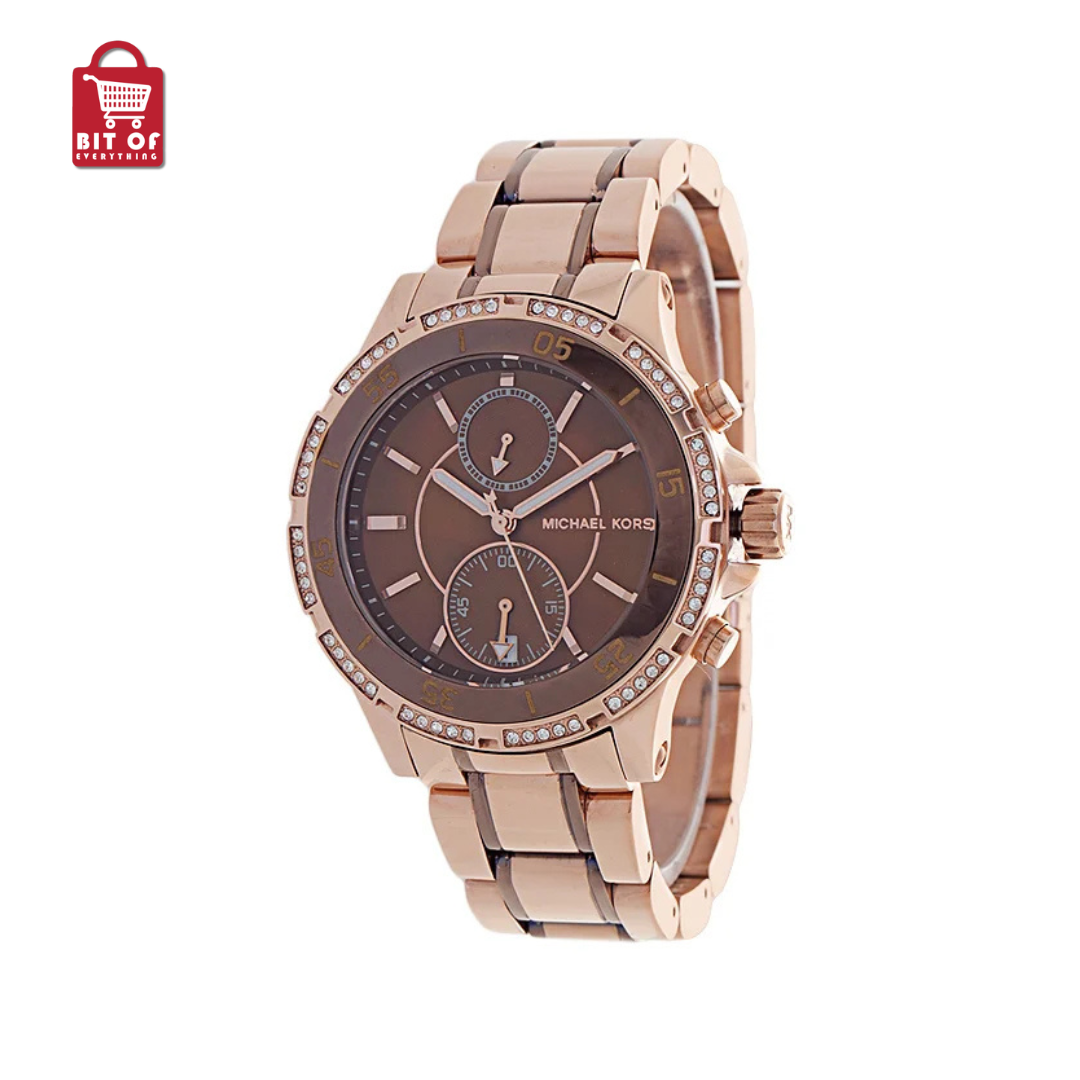 Michael Kors Chronograph Two Tone Dial Women's Watch MK5553 (WC)