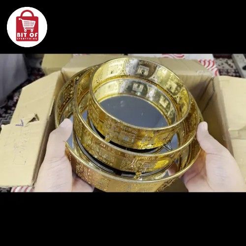 DECORATION TRAY PACK OF 3 SET