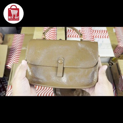 LADIES BAG - LIGHT BROWN