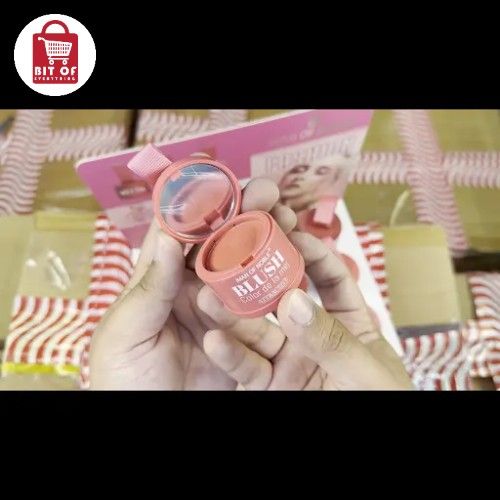 BLUSH ON WITH BEAUTY BLENDER