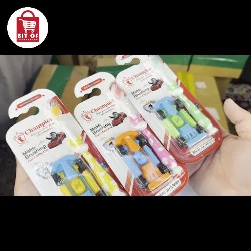 TOOTHBRUSH WITH CAR TOY