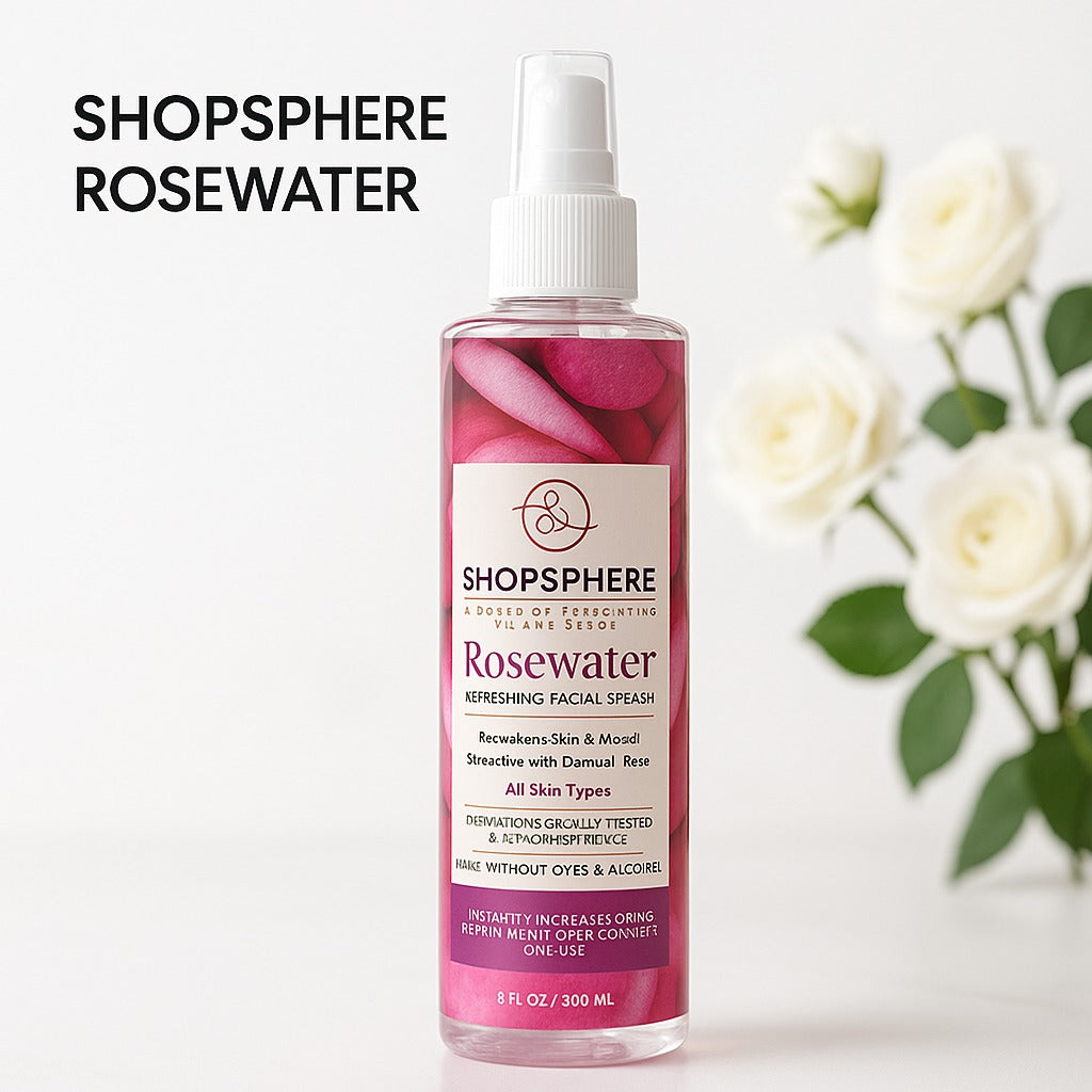 Shopsphere Organic Rose Water โ Refresh & Glow โจ๐ง