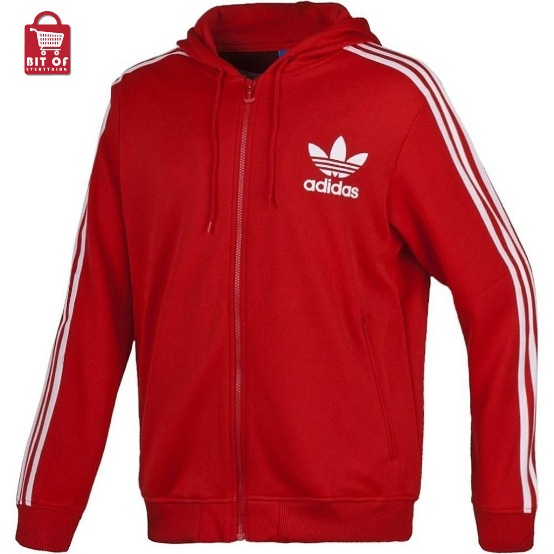 ADIDAS ZIPPER RED