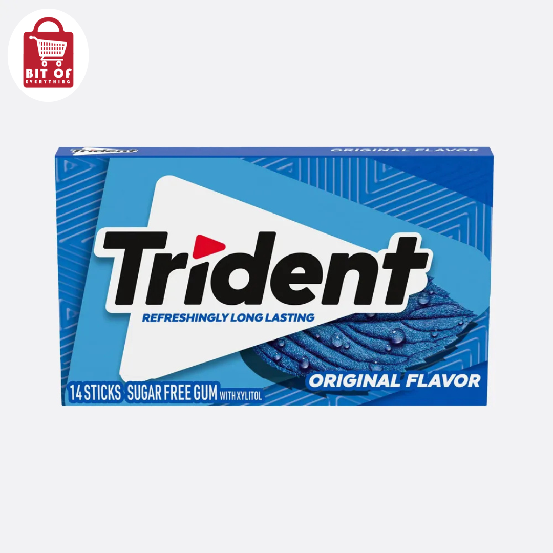 TRIDENT BUBBLE GUM PACK OF 12