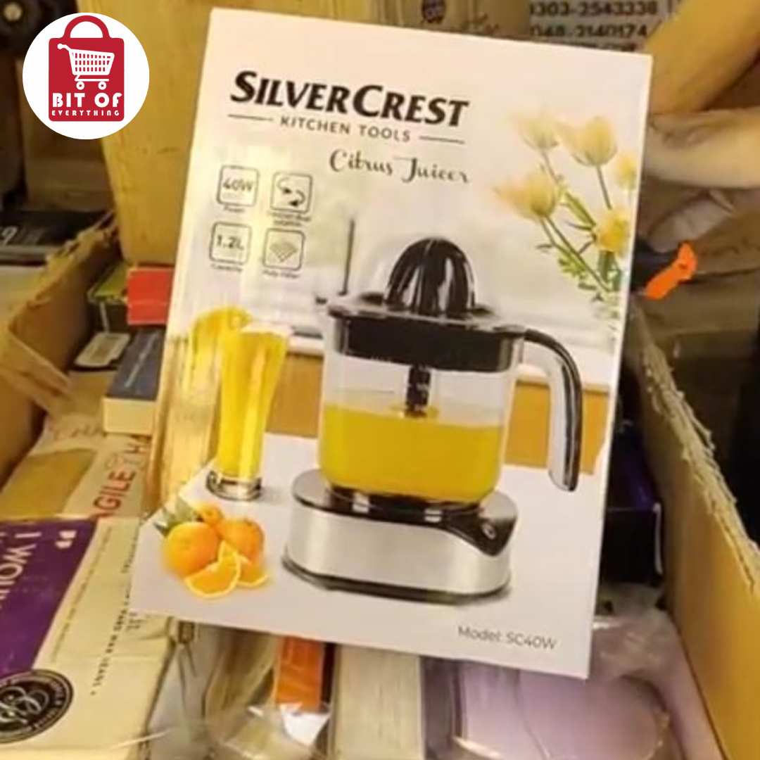 Silver Crest Citrus Juicer – Fresh Juice Made Easy