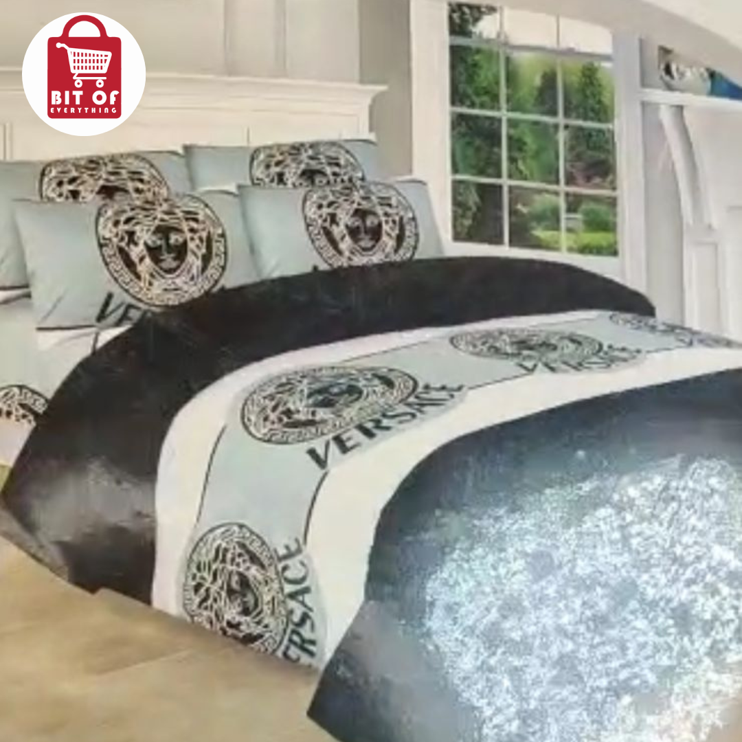 Zara Versace Luxury Bedsheet Set – Elegant Comfort for Your Bedroom