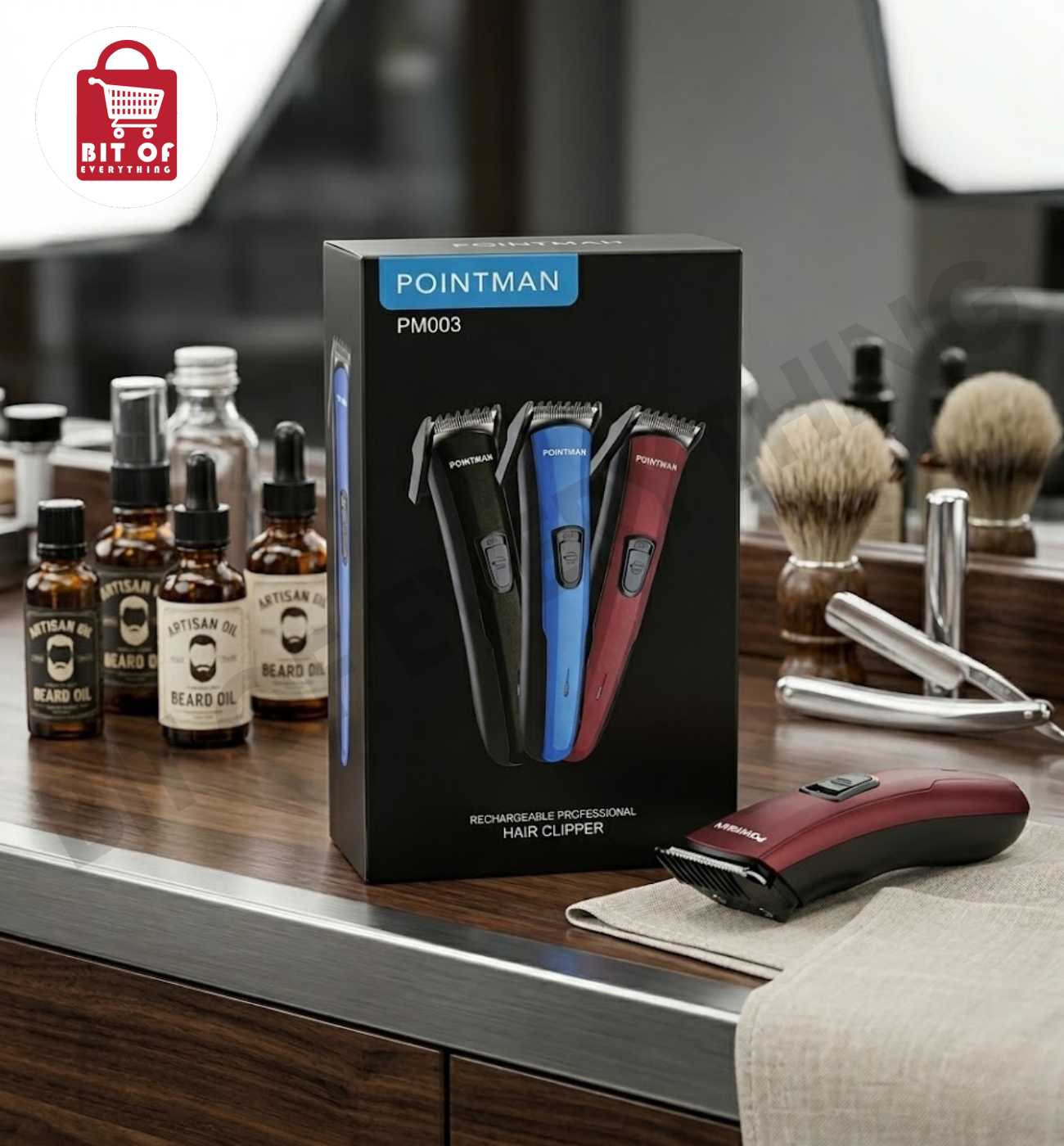 Pointman PM003 Hair Clipper – Professional Grooming Machine