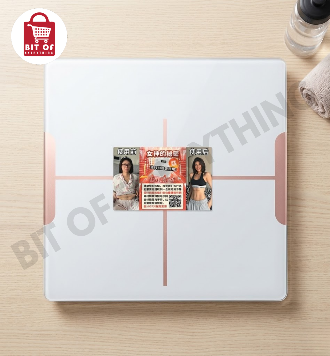 Digital Weight Scale White – Slim Body Weighing Scale