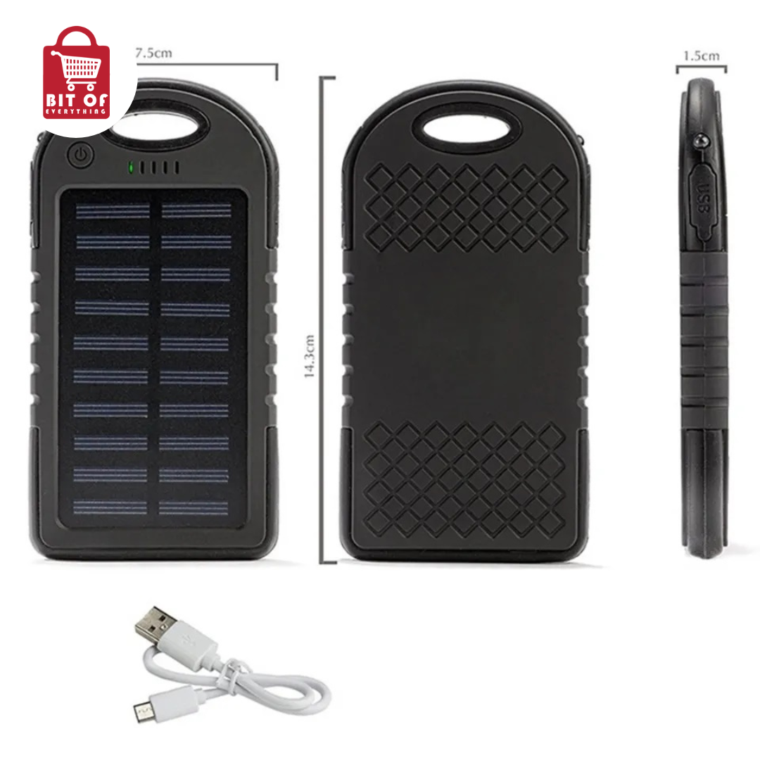 Polymer Battery Solar Power Bank Waterproof Solar Camping Portable Mobile Phone Charging Station