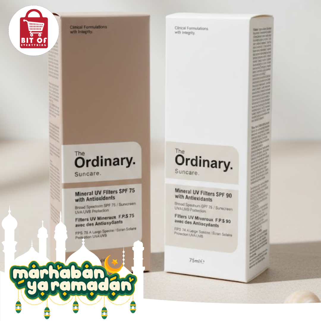 The Ordinary Mineral UV Filters SPF 75 & SPF 90 (Each)