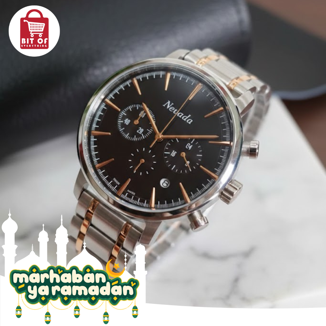 Nevada Chronograph Two-Tone Stainless Steel Men's Watch