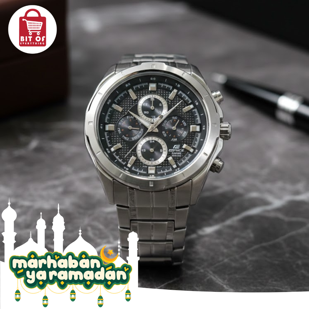 Casio Edifice Men's Premium Chronograph Stainless Steel Watch