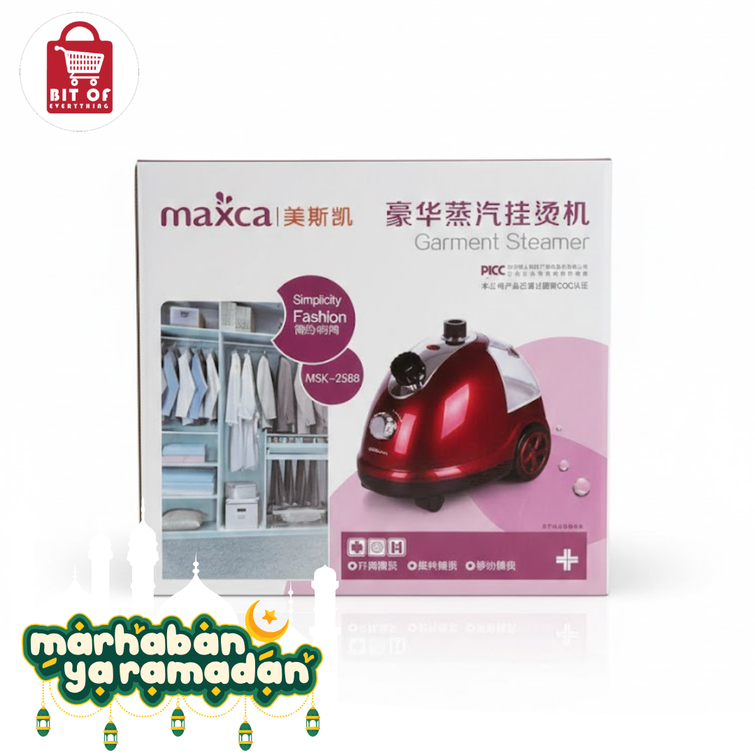 Maxca MSK-2S88 Professional Heavy Duty Garment Steamer for Clothes & Home Use