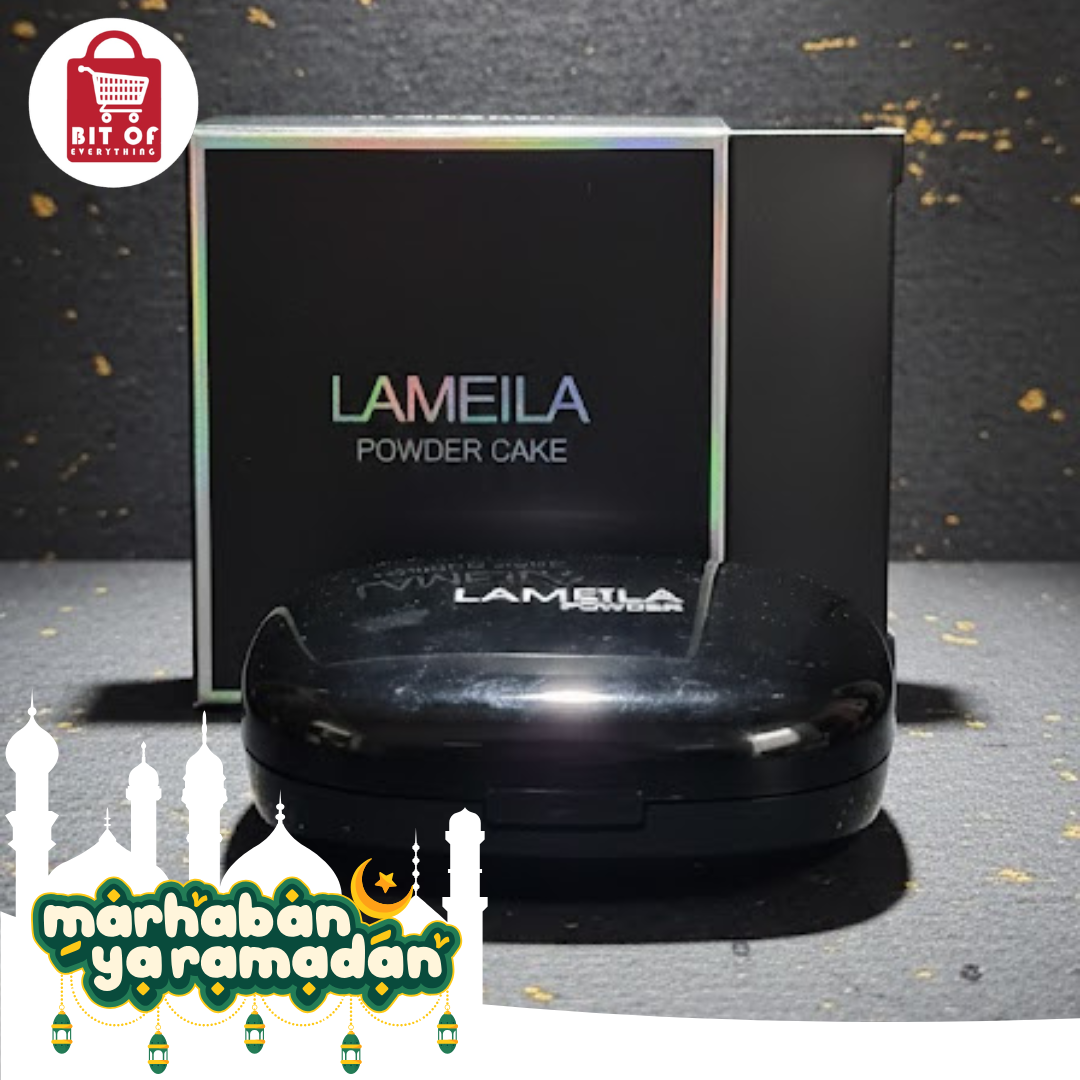 Lameila Long-Lasting Waterproof Compact Powder Cake & Setting Powder Matte Finish
