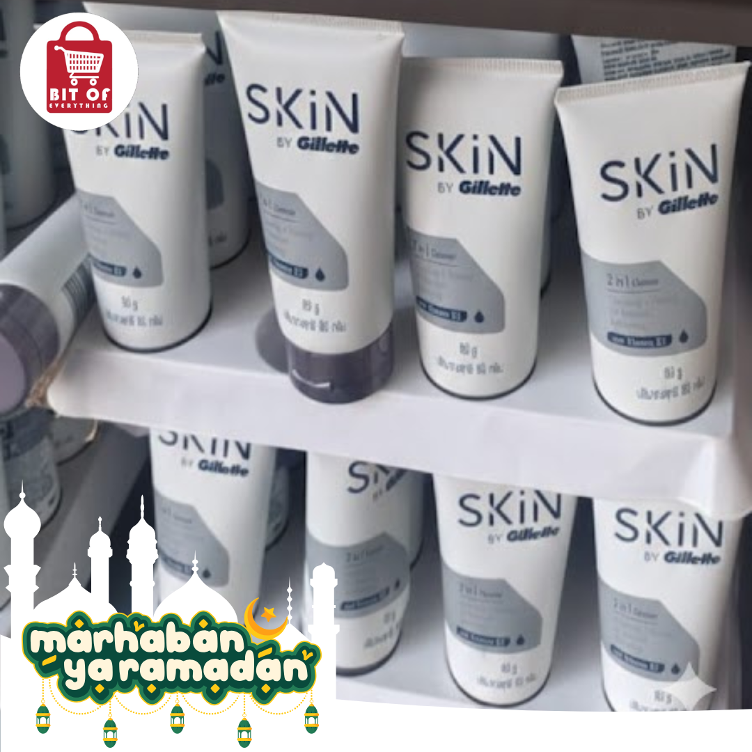 SKIN by Gillette 2-in-1 Multi-Action Face Wash & Shaving Gel