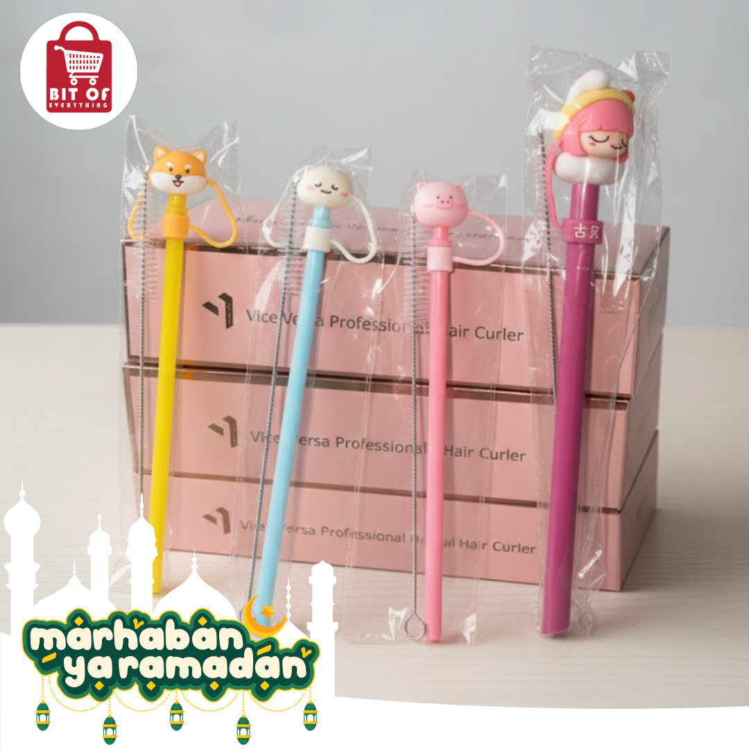 Eco-Friendly Drinking Straw Kit – Dishwasher Safe