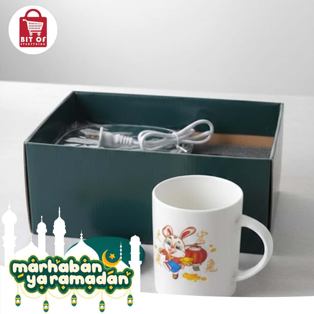 Premium Electric Hot Cup Set – Perfect for Coffee & Tea