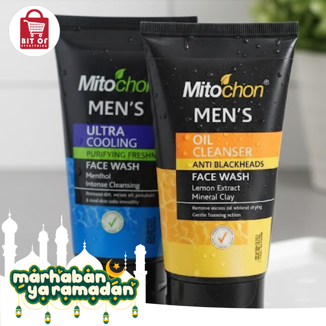 MITOCHON Men’s Facewash | Oil-Free Hydrating Clean Formula