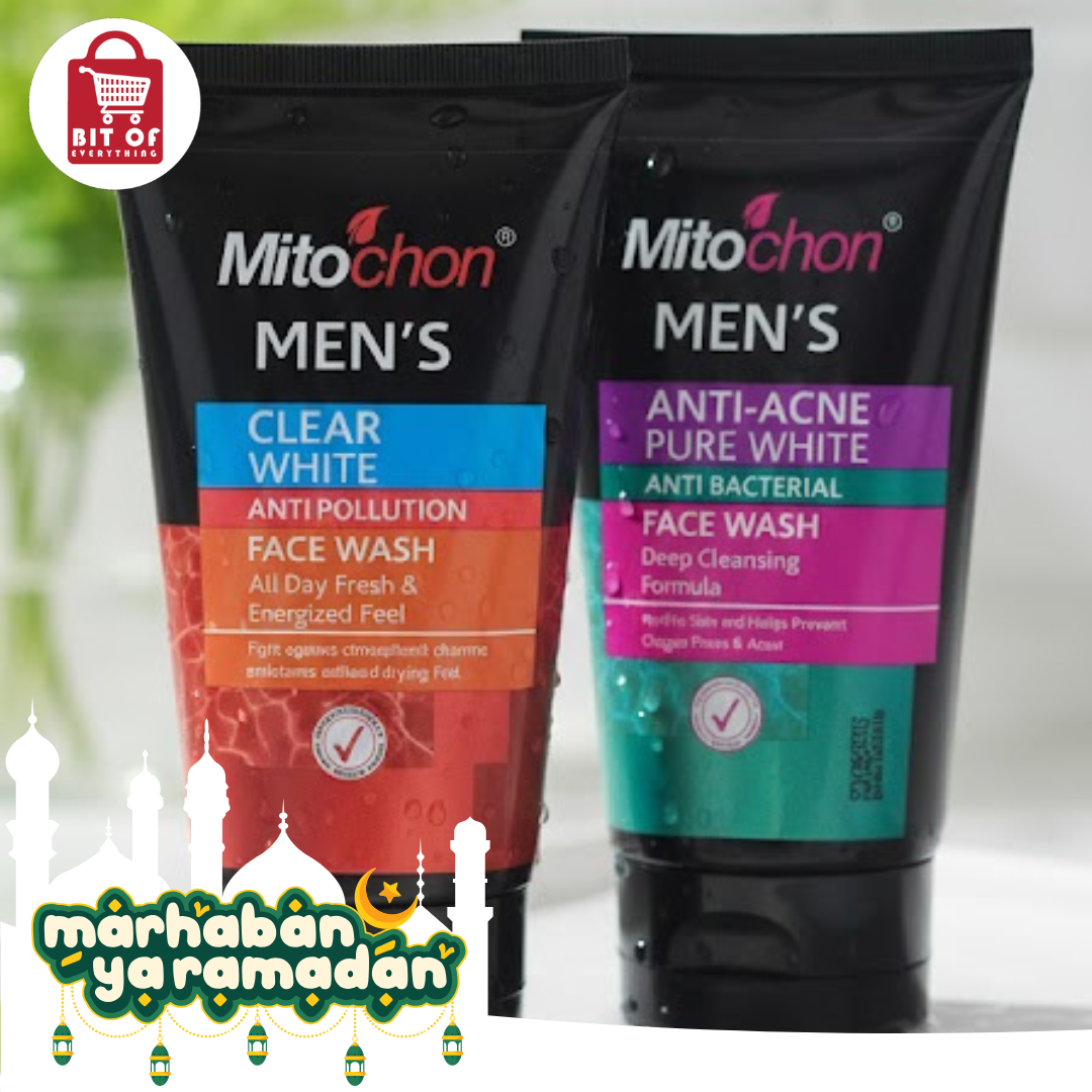 MITOCHON Men’s Facewash – Deep Clean & Oil Control Formula