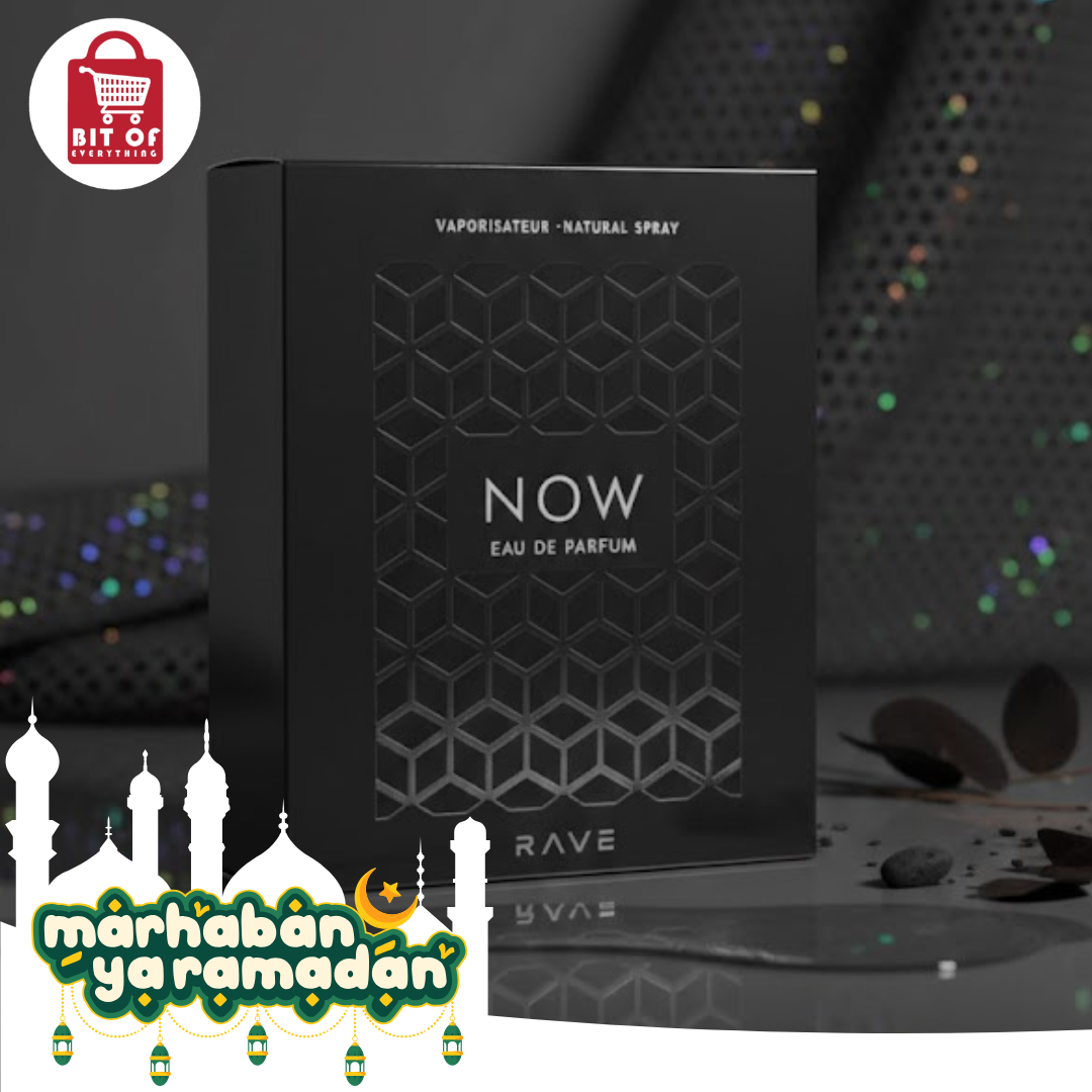 Rave Now Eau De Parfum for Men – 100ml Premium Long-Lasting Fragrance