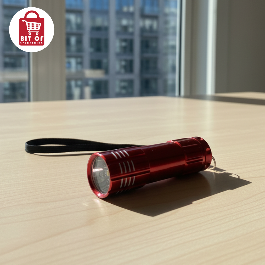 Powerful LED Torch Light – Rechargeable & Long Range 💡