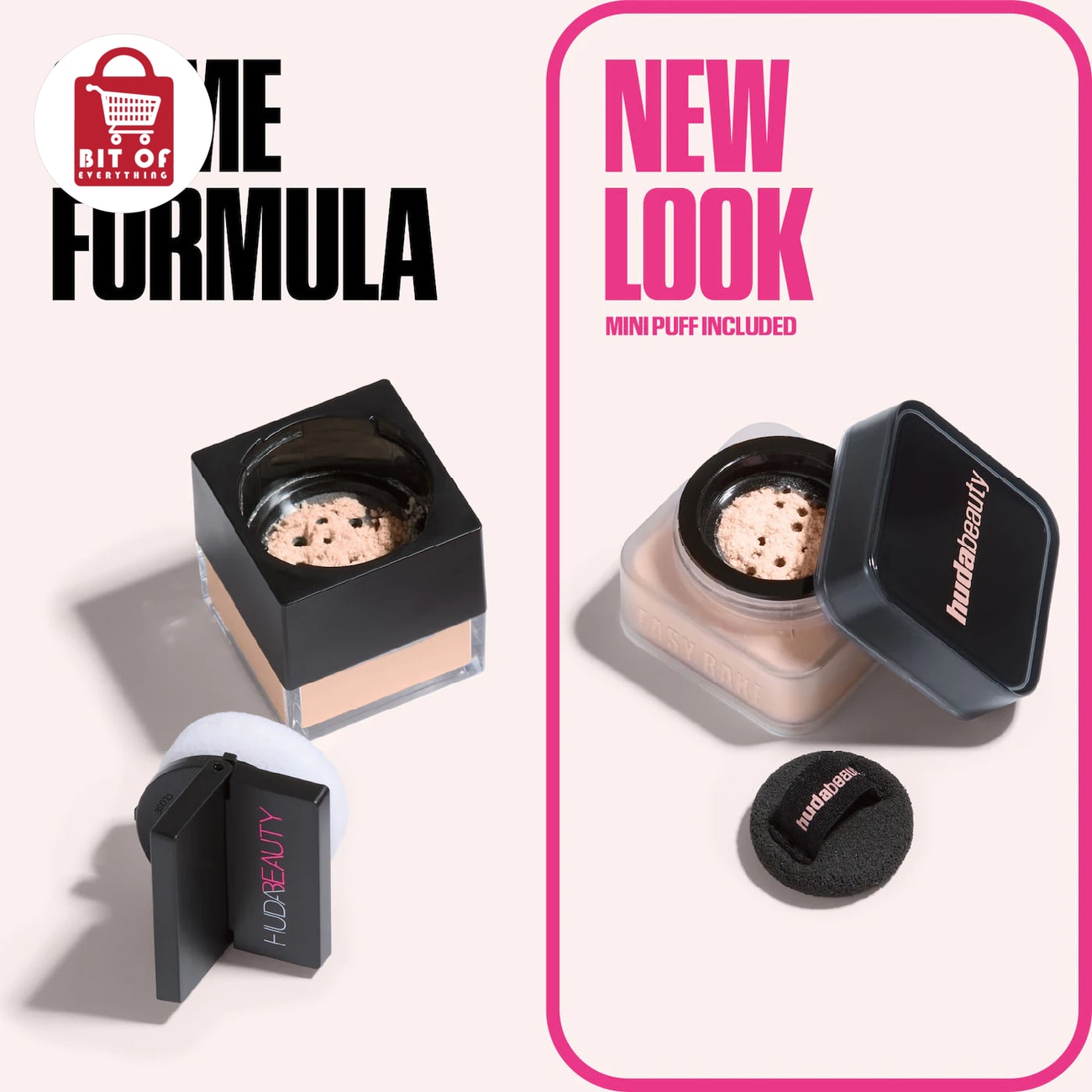 Huda Beauty Blurred Finelines & Pores Powder – Blurring Setting Powder for Smooth, Soft-Focus & Flawless-Looking Skin