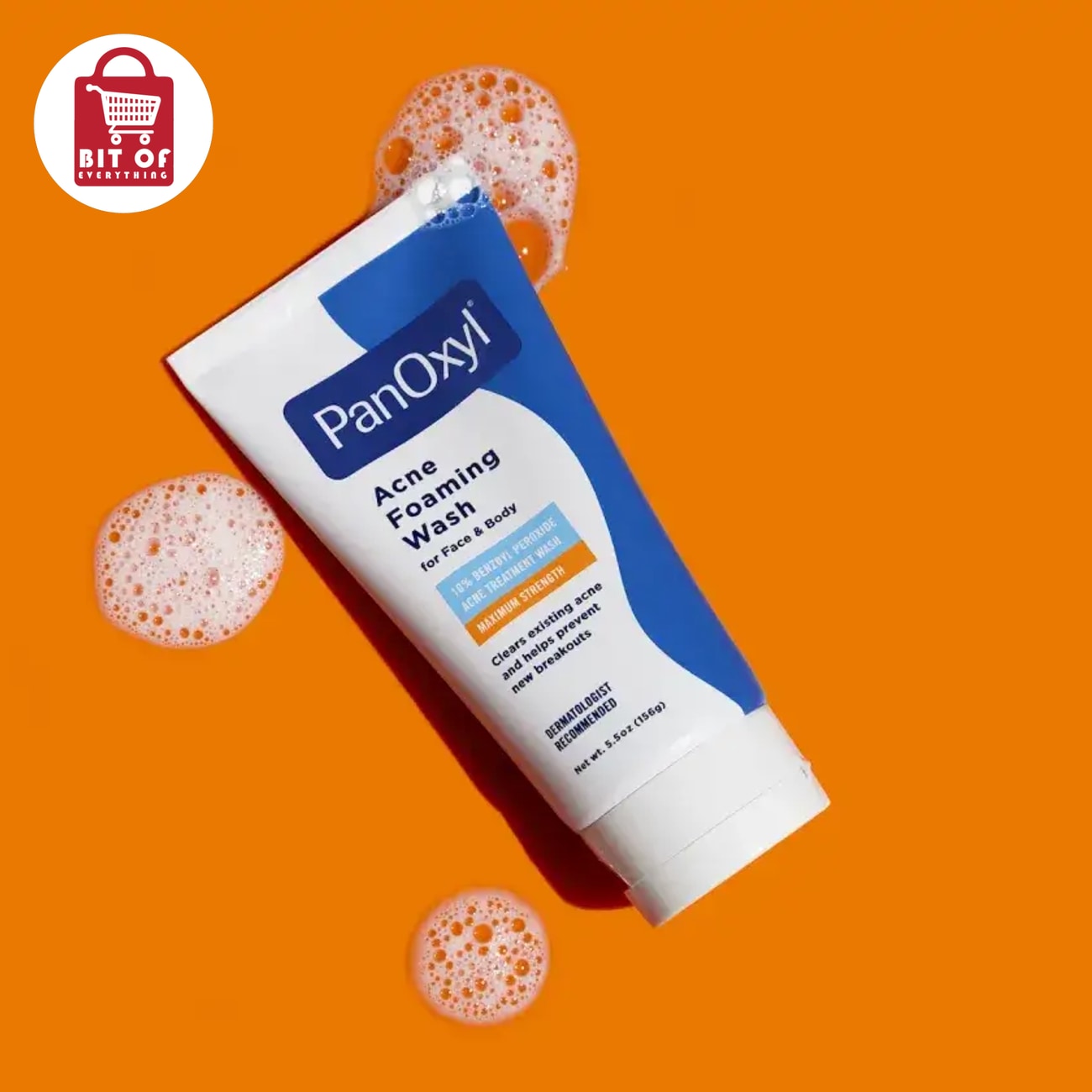 PanOxyl Face Wash – Acne Control Facial Cleanser for Deep Cleansing & Clearer-Looking Skin