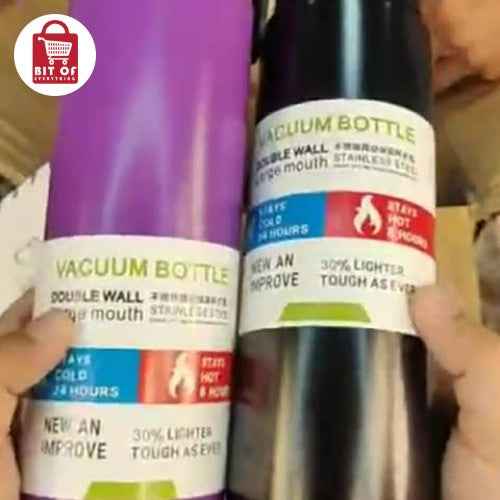 Vacuum Insulated Flask Bottle 800ml – Hot & Cold Thermal Water Bottle