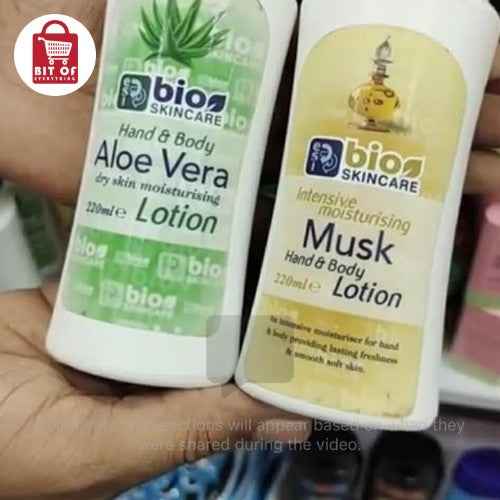 HAND AND BODY LOTION EACH
