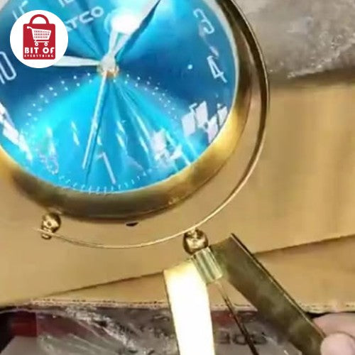 STAND CLOCK AND MIRROR