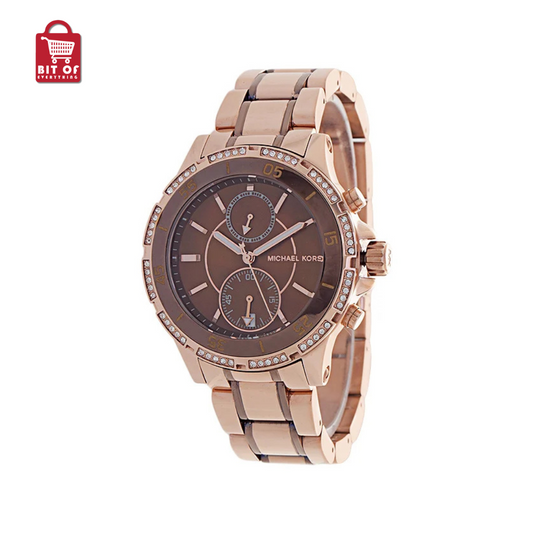 Michael Kors Chronograph Two Tone Dial Women's Watch MK5553 (WC)