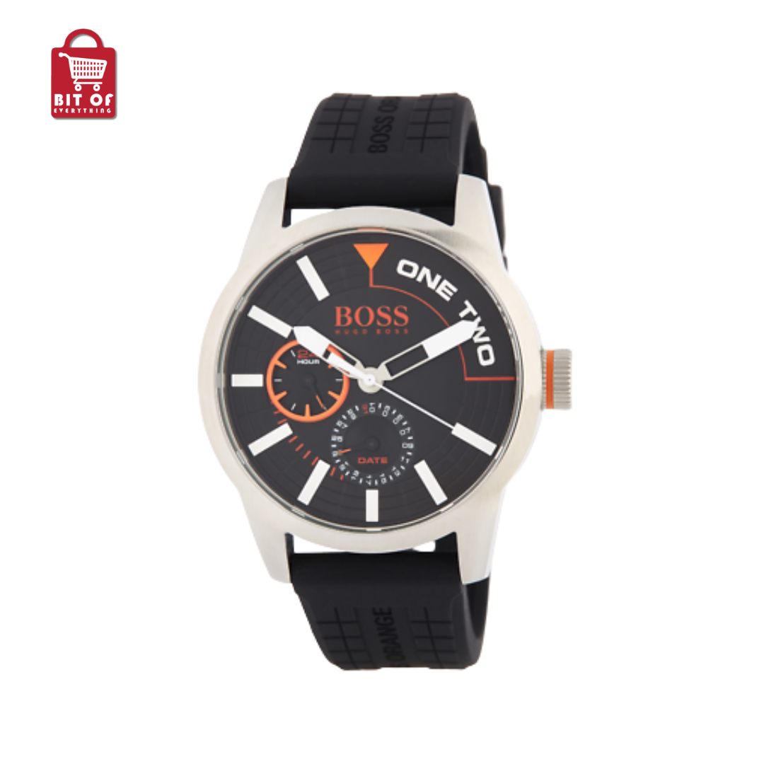 Boss Hugo Boss Mens Black Stainless Steel Watch 3366