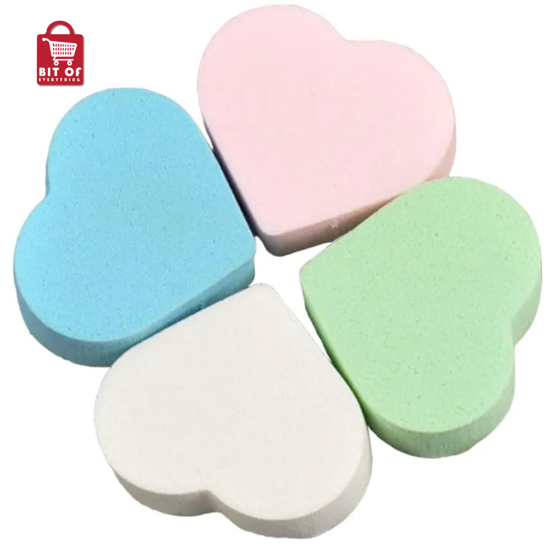 4Pcs Blender Spong Cosmetic Soft Puff Foundation Contour Facial Random Color