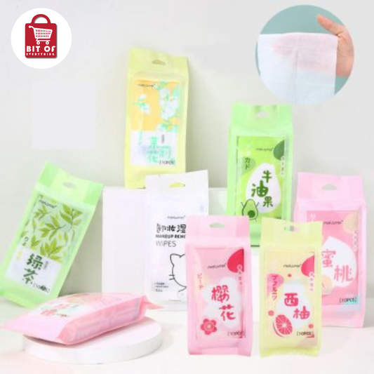 Disposable cleansing and makeup remover wipes