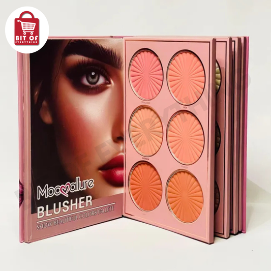 Mocullare 5 in 1 Makeup Book Palette – Eyeshadow, Blusher & More