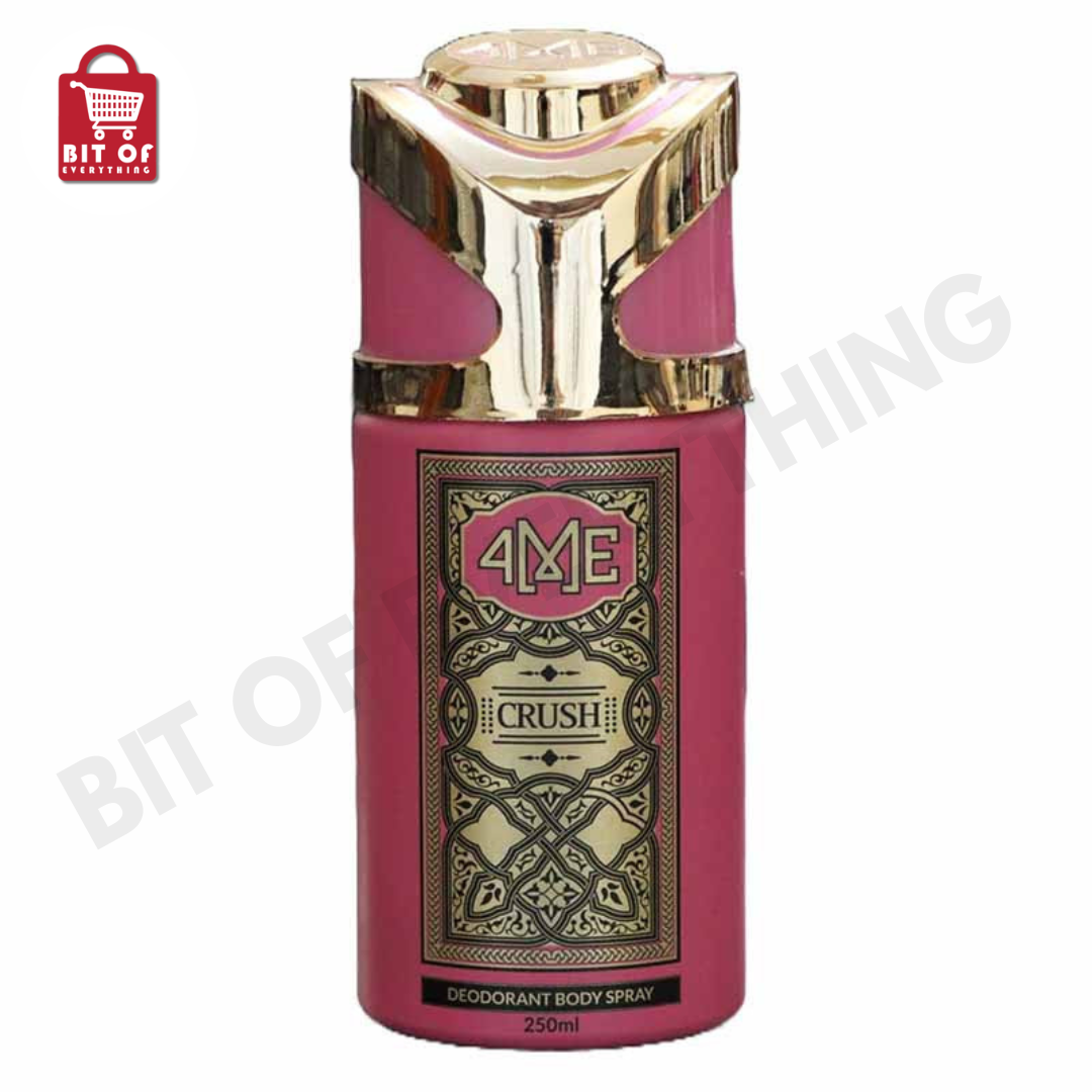 4ME Body Spray (Crush) 250ml – Long Lasting Fragrance