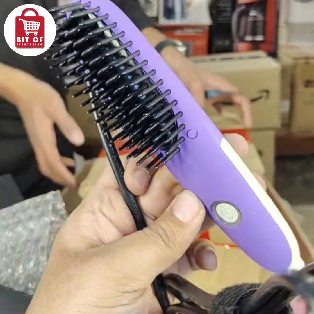 HAIR COMB PURPLE ELECTRIC