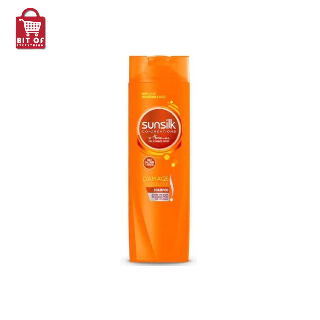 Sunsilk - Shampoo - Co-Creations- Max Calcium + Keratin - Damage Reconstruction (ORANGE)