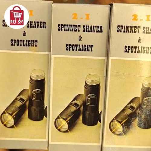SHAVER WITH SPOTLIGHT 1-PCS