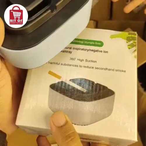 ASHTRAY WITH AIR PURIFIER