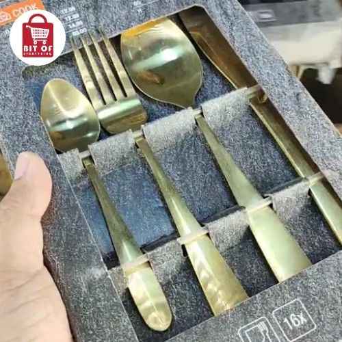 CUTLERY SET - GOLDEN