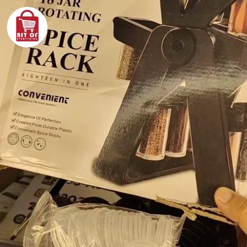18 JAR SPICE RACKS