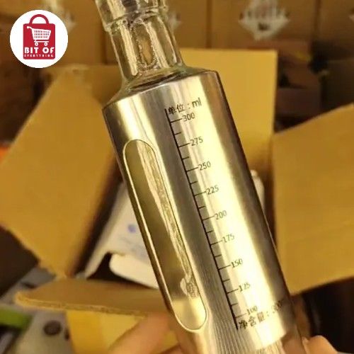 GLASS OIL CONTROL BOTTLE MEDIUM SIZE