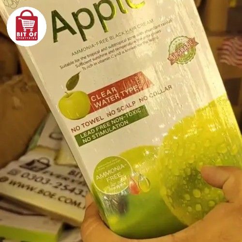 APPLE HAIR COLOR ( LARGE SIZE ) BLACK - BROWN  AVAILABLE