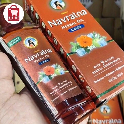 NAVRATNA HERBAL OIL 1-PCS