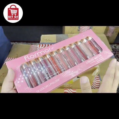 FLORMAR LIP GLOSS PACK OF 12