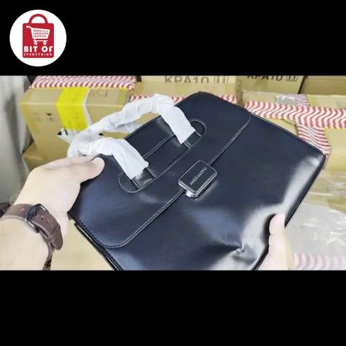 LEATHER BAG - BLACK