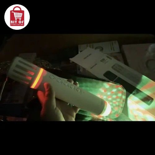 MIC WITH BUILT IN SPEAKER AND RGB LIGHTS
