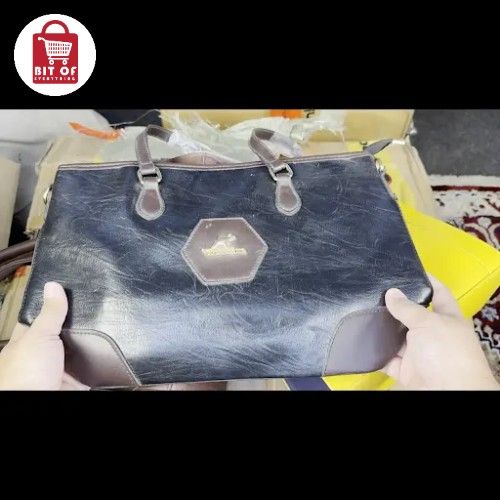 LEATHER BAG - BLACK