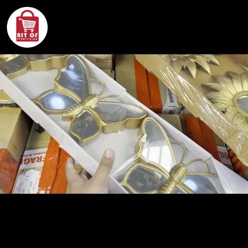 DECIRATION PACK OF 3 - BUTTERFLY